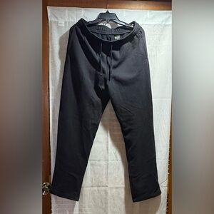 TEK GEAR Men's Black Fleece Drawstring Pants